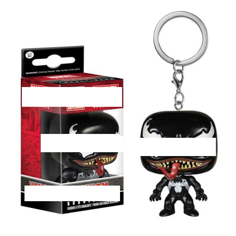 Custom Hot sale Funkos Pop llaveros Marvel Series Avengered Superheroes Action Figure Keychain