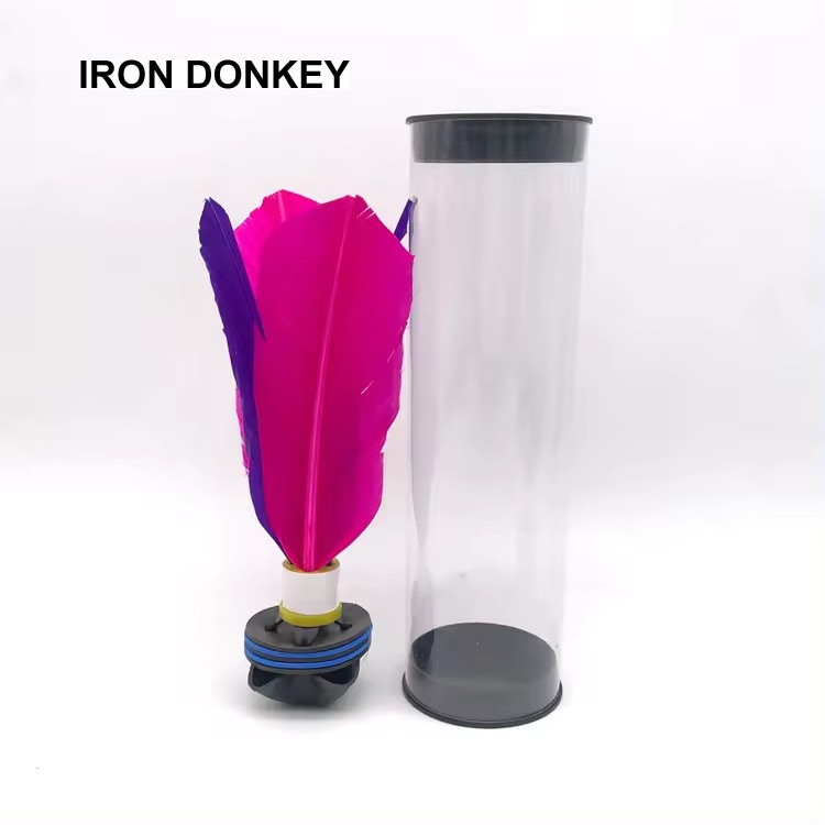 Iron Donkey Outdoor Sports OEM Manufacturer Custom Color Cheep Shuttlecock Jianzi