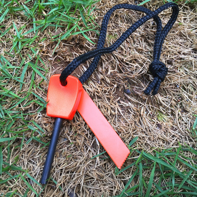 Waterproof Survival Kit with torch tool kit firestarter flint Camping Emergency Fire Starters