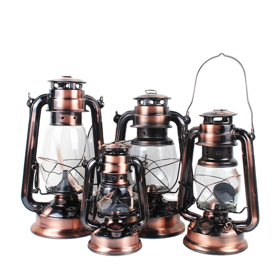 Outdoor Tent Decorative Lamp Hanging Mini Flame Retro Kerosene Lamp