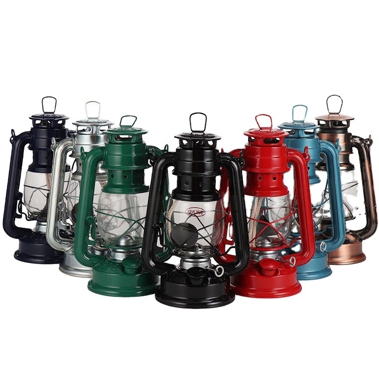 Outdoor Tent Decorative Lamp Hanging Mini Flame Retro Kerosene Lamp