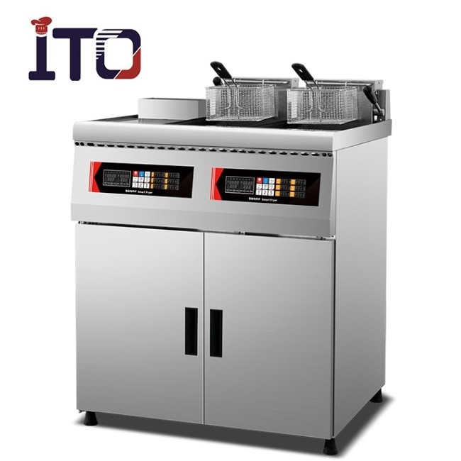 Commercial Kitchen Equipment Thermostat Deep Broasted Chicken Fryer Electric Fryer Machine