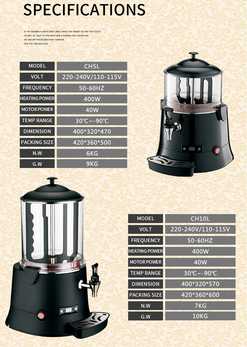 Factory Price CE approved Hot Drink Machines Hot Chocolate Dispenser For Commercial Use