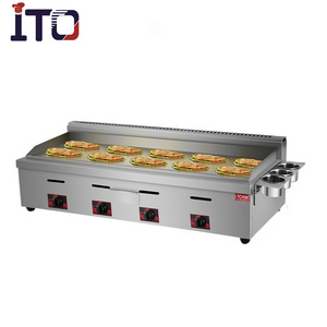 Commercial Counter Top Hot Selling Stainless Steel  Gas Griddle Machine