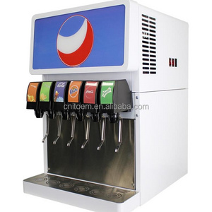 Automatical commercial soda soft fountain beverage dispenser machine