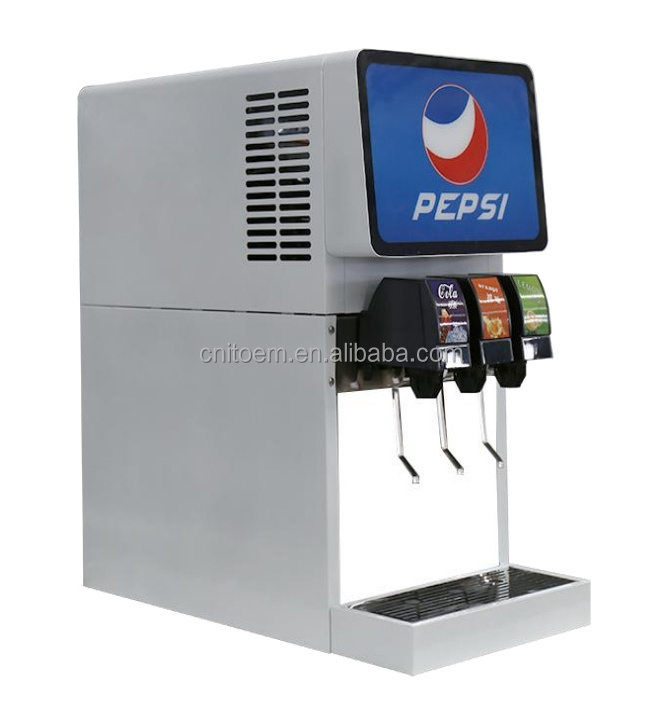 Automatical commercial soda soft fountain beverage dispenser machine