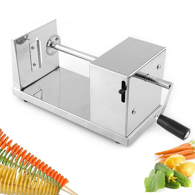 Factory Wholesale Price Manual Commercial Spiral Potato Cutter Machine