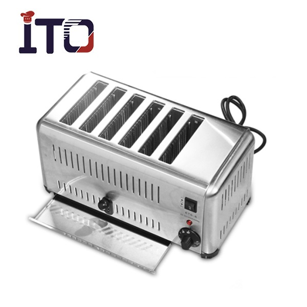 Commercial High Quality Stainless Steel CH-4ATS Electric 4 Slice Toaster