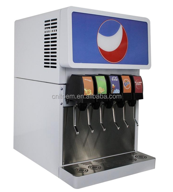 Automatical commercial soda soft fountain beverage dispenser machine