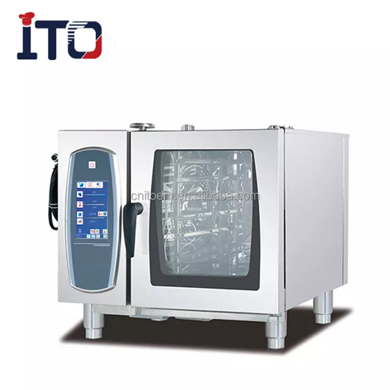 Commercial Kitchen equipment Stainless Steel Electric Combi Steamer Oven Combi Oven For Sale