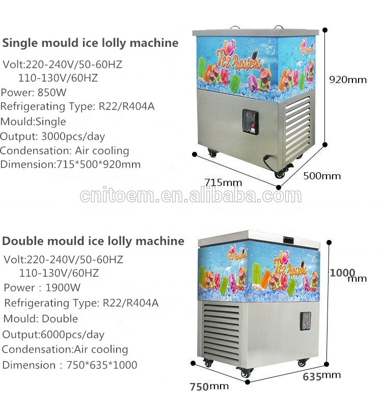 ice cream popsicle making machine