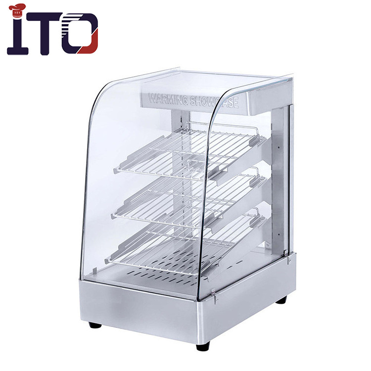 Commercial Hot Sale Table Top Electric Food Warmer Display Showcase