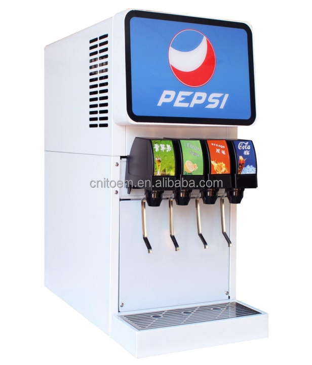 Automatical commercial soda soft fountain beverage dispenser machine