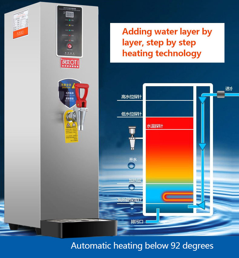 Intelligent Microcomputer stepper water heater electric water boiler