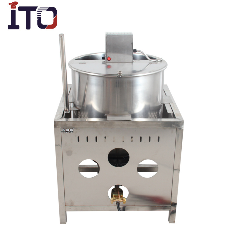 Ball Shape Caramel Popcorn Making Machine With Stainless Steel