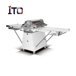 Commercial automatic pastry dough sheeter, luxury  industrial pastry maker, dough roller machine