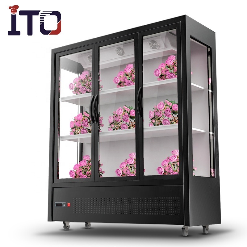 Flower display refrigerator cabinet