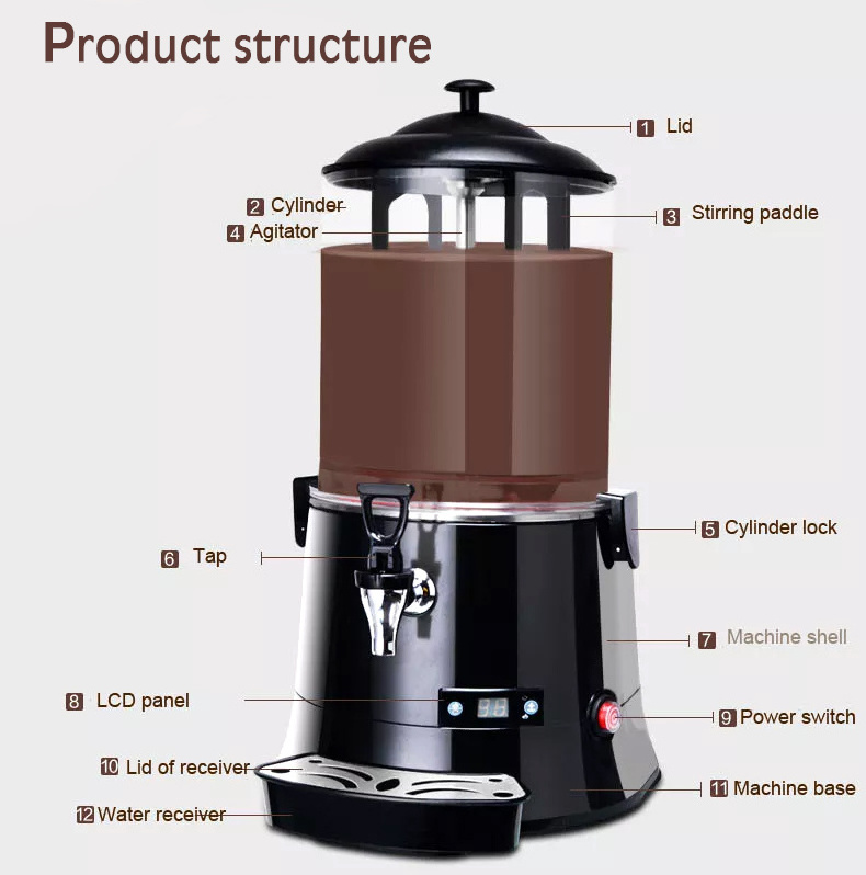 Factory Price CE approved Hot Drink Machines Hot Chocolate Dispenser For Commercial Use