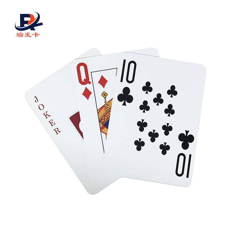 High Quality 88*63*0.36mm  RFID Chip Plastic Poker Playing Card