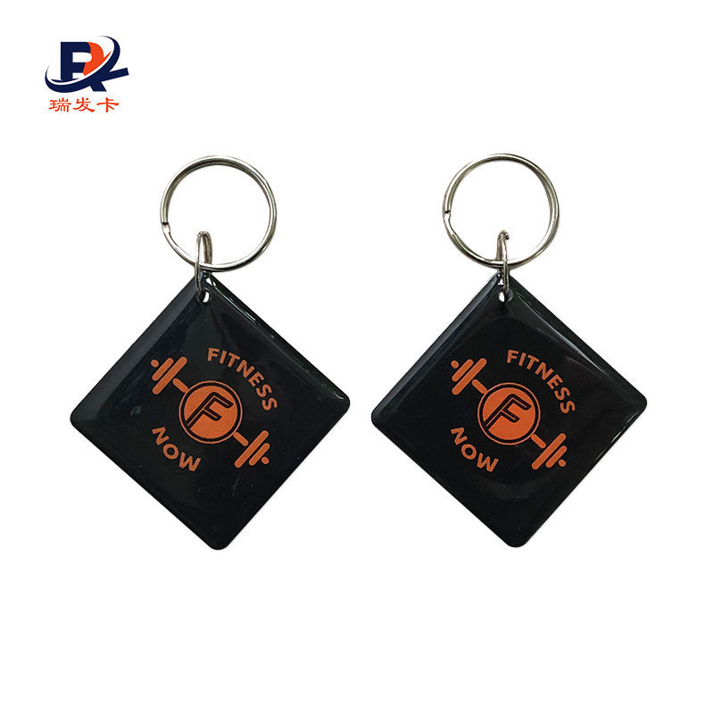 Custom Crystal Epoxy Smart NFC IC Key Tag RFID Gift Card