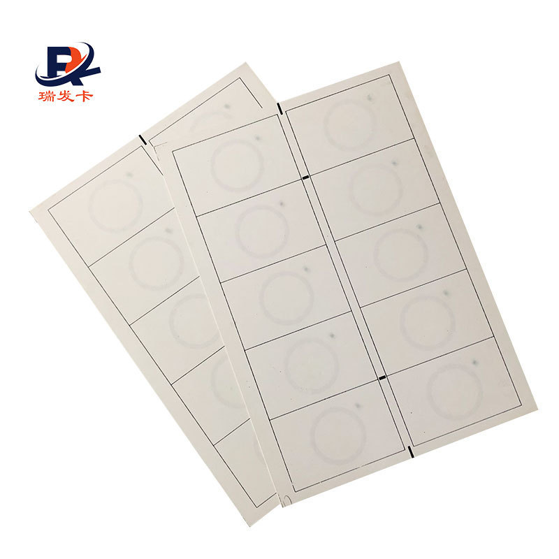 Rfid inlay manufacturer 125Khz EM4100/ TK4100 PVC Inlay sheet for id card inlay