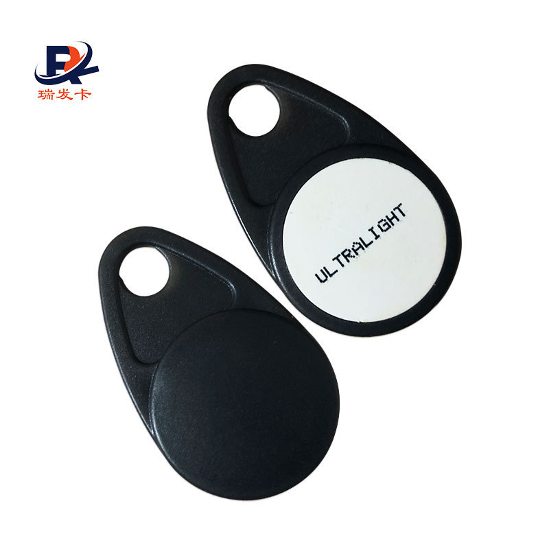 China factory Free Sample ABS Material 125KHZ TK4100 RFID Keychain / Magnetic Key Fob for Hotel Apartment