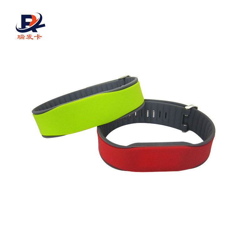 Waterproof fashion cool RFID Silicone wristband Bracelet 125KHz/13.56MHz/915MHz LF HF UHF