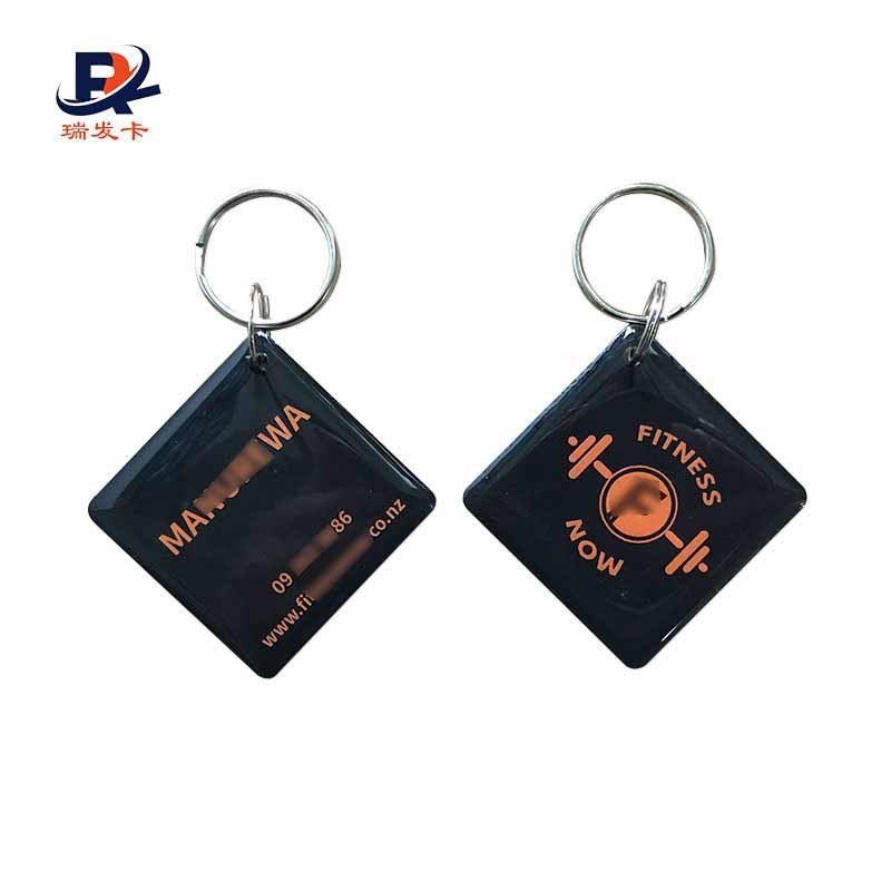 Custom Crystal Epoxy Smart NFC IC Key Tag RFID Gift Card