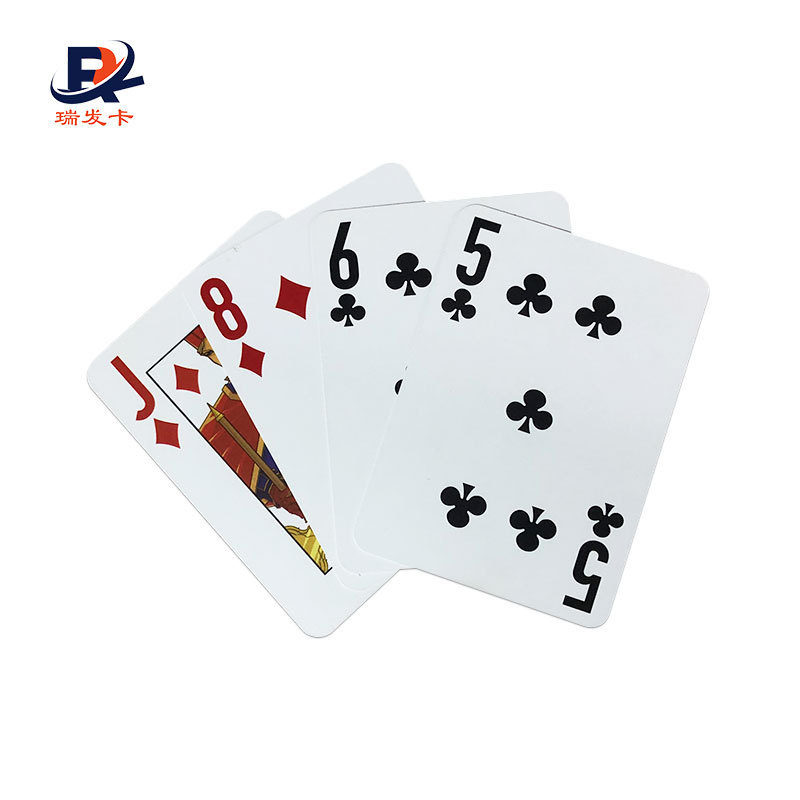 High Quality 88*63*0.36mm  RFID Chip Plastic Poker Playing Card