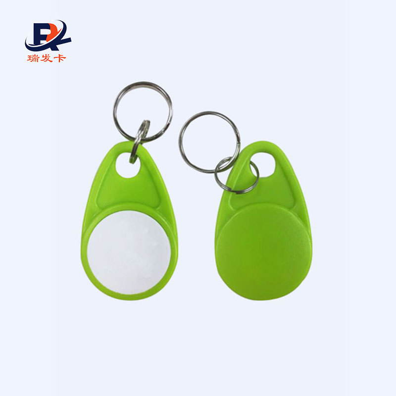 China factory Free Sample ABS Material 125KHZ TK4100 RFID Keychain / Magnetic Key Fob for Hotel Apartment