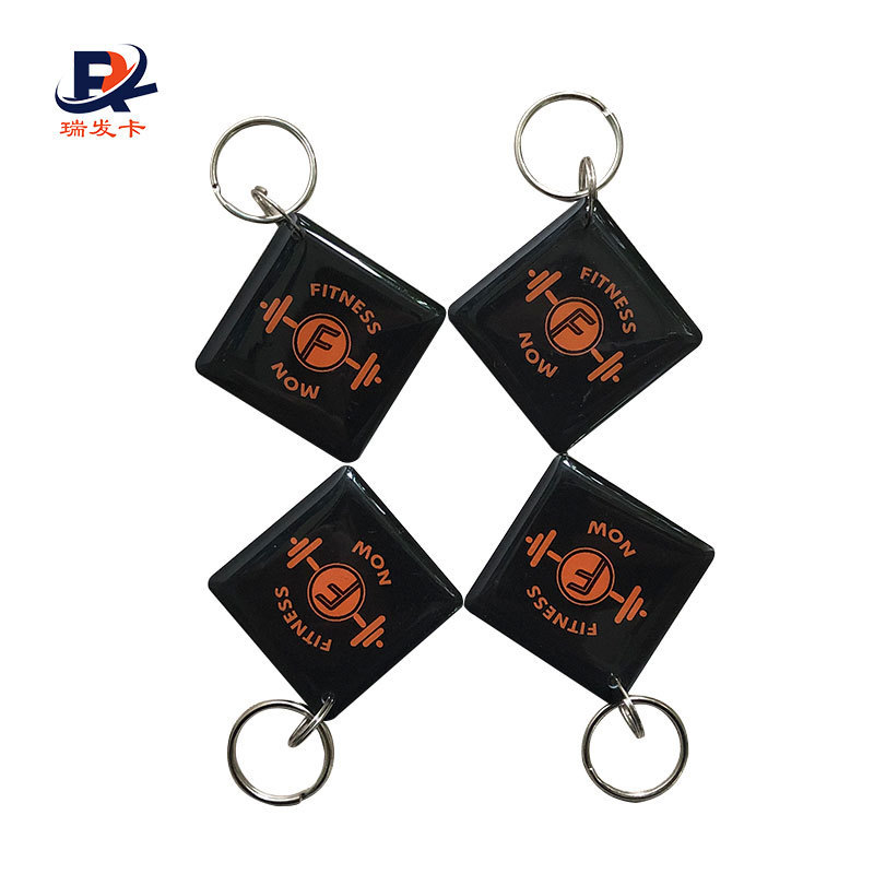 Custom Crystal Epoxy Smart NFC IC Key Tag RFID Gift Card