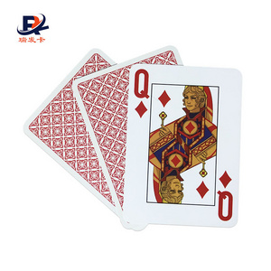 High Quality 88*63*0.36mm  RFID Chip Plastic Poker Playing Card