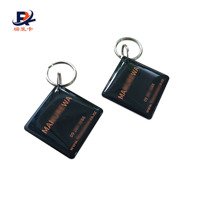 Custom Crystal Epoxy Smart NFC IC Key Tag RFID Gift Card