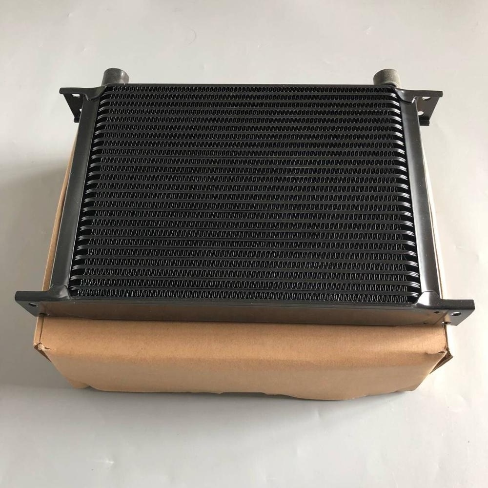 Universal aluminum engine transmission 330mm length oil cooler 25 row