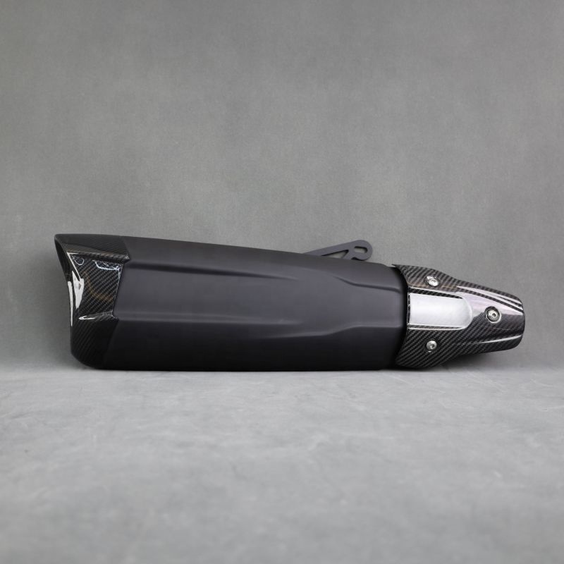 High quality motorcycle carbon fiber exhaust muffler for BMW R1250GS exhaust tail pipe