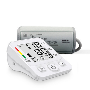 Digital Colored Display Blood Pressure Monitor with Voice Function Arm Cuff Connector Mini Private Label Blood Pressure Monitor