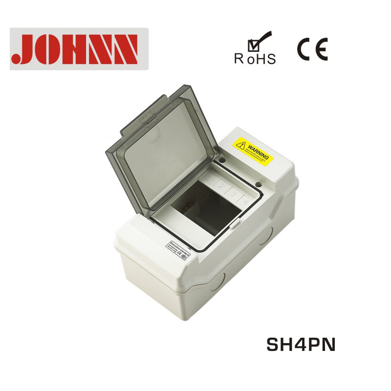 JOHNN  ABS Plastic MCB Electrical 3 phase distribution box  IP65 Power Distribution electric power distribution box panel