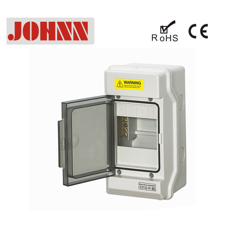 JOHNN  ABS Plastic MCB Electrical 3 phase distribution box  IP65 Power Distribution electric power distribution box panel