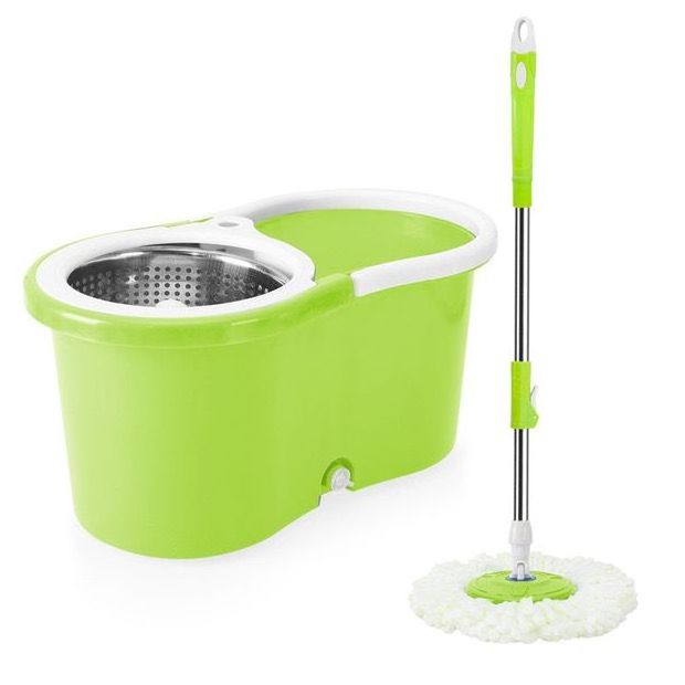 360 Hand wash rotary microfiber wet mop with bucket