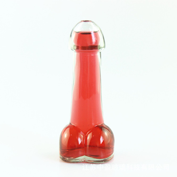 Unique Shaped Party Drinking Coffee Tea Bar Novelty Cocktail Water Penis Glass Cup Whiskey Glasses with Cigar Holder