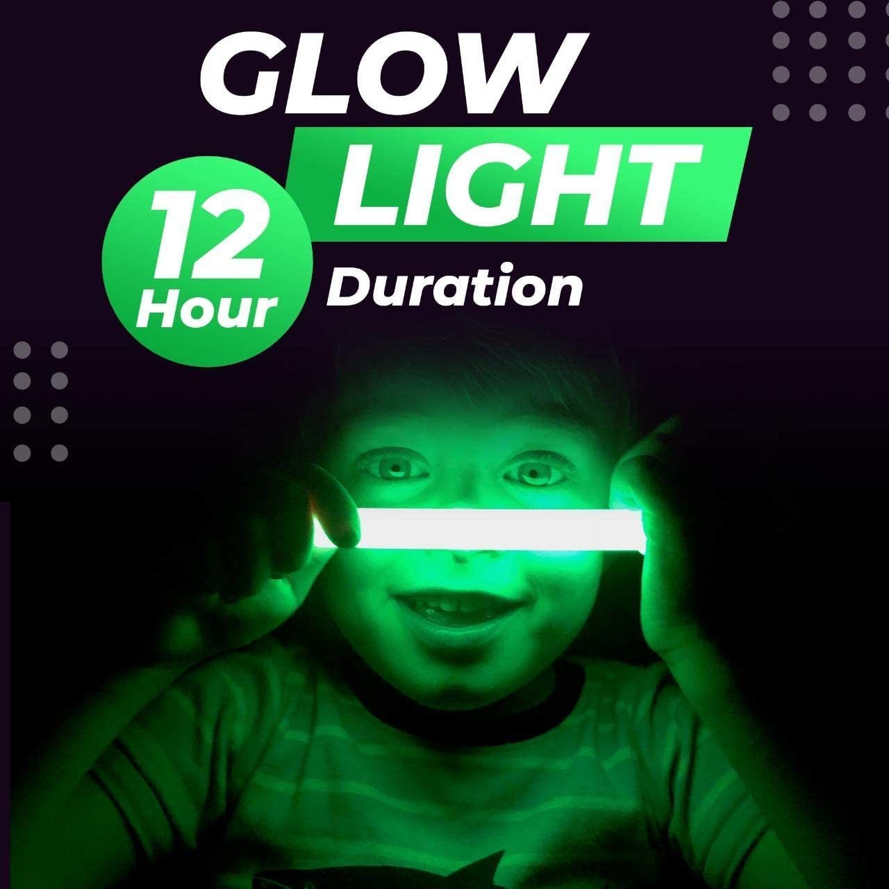 Ultra Bright 6 Inch Glow Sticks - Emergency Bright Glow Sticks Camping, Hiking Glow Stick Lights - Parties and Kids Activities