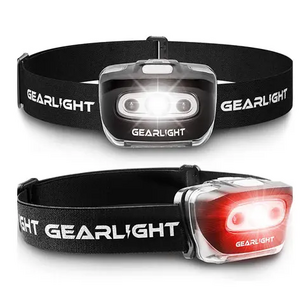 Outdoor Flashlight Headlamps Adjustable led Headband lamp for Adults and Kids - Hiking & Camping Gear