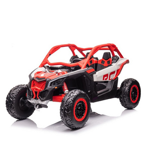 2023 China factory wholesale remote control kids 12v 24v 2 seater off road electric car vehicle for children