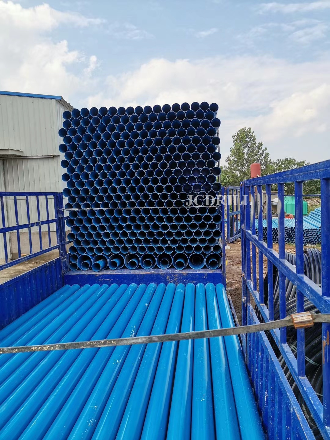 Water well drilling PVC Pipe casing and borehole pvc casing tube screen for well drilling with thread connection