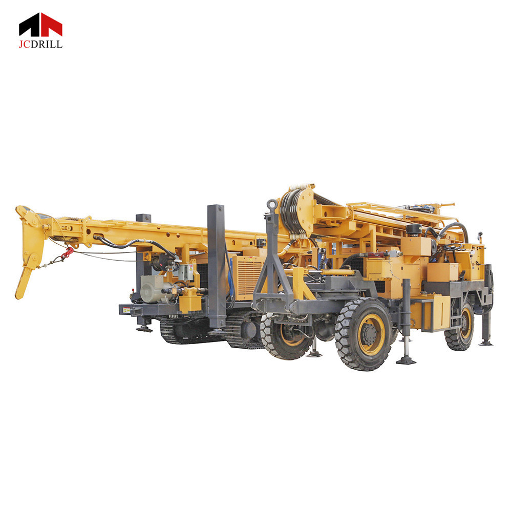 wholesale portable Air DTH  full hydraulic rotary borehole water well drilling machine rig