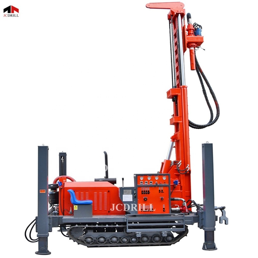 Depth 200m Down the Hole Hammer Crawler Water Well Drill Rig for drilling