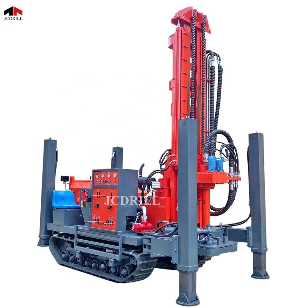 Depth 200m Down the Hole Hammer Crawler Water Well Drill Rig for drilling