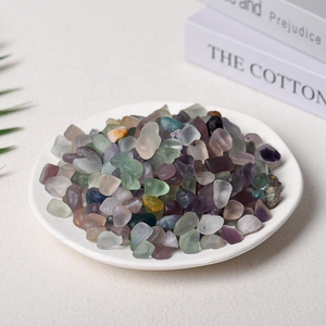 Natural Crystal Rough Natural Colorful Fluorite Crystal Polished Fluorite Gravel Stones for Aquarium