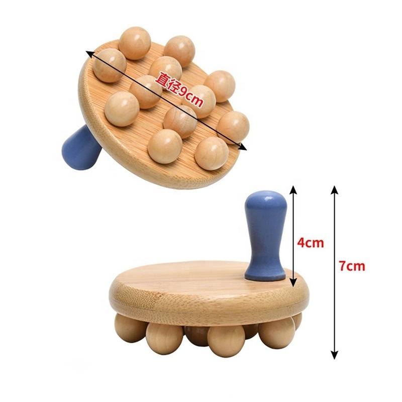 Wood Therapy Mushroom Massage Tools, Wooden Mushroom Massager, Anti Cellulite Lymphatic Drainage Therapy Massage ball Tools