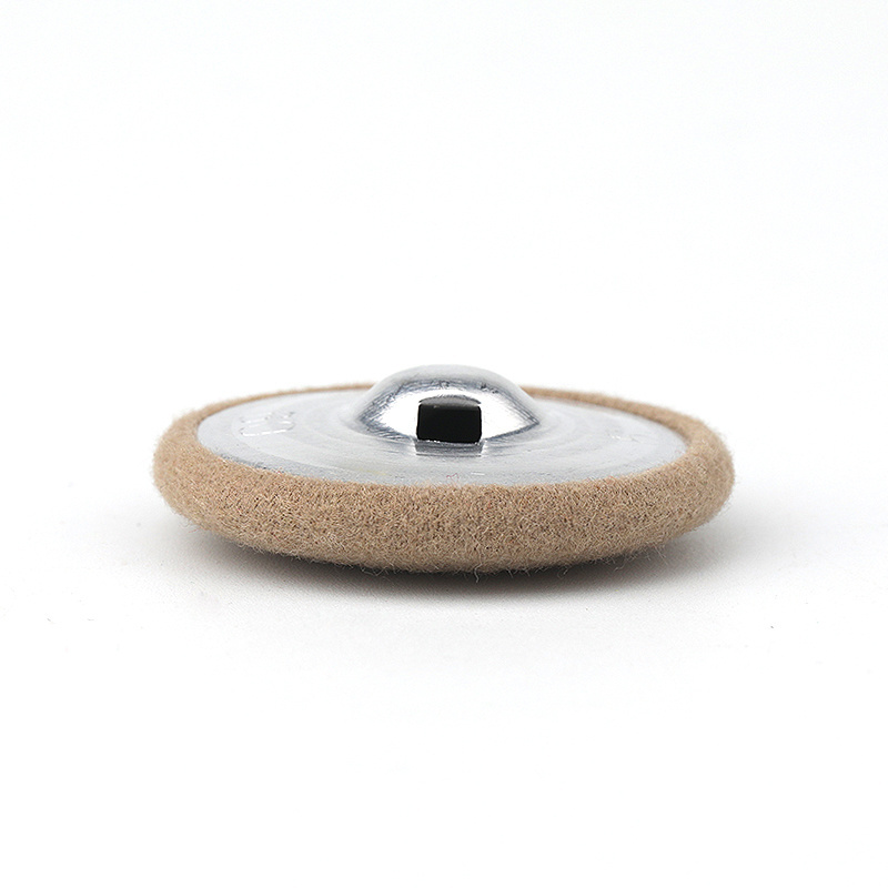 colorful woolen black fabric covered button for overcoats